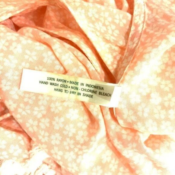NWOT..Coolchange  dress Med Melon& White beautiful - Picture 5 of 5